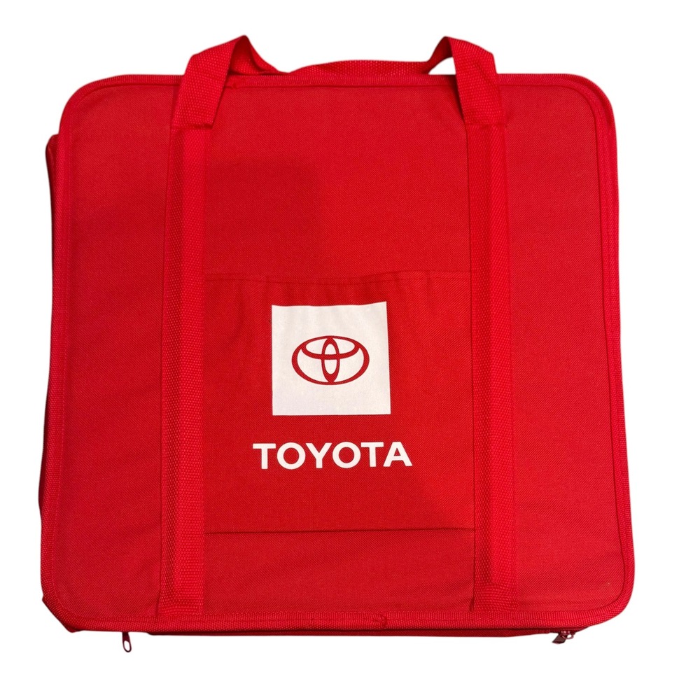 Toyota Stadium Seat Chair Unisex OS Red Portable Folding Pop Up Bleacher Cushion